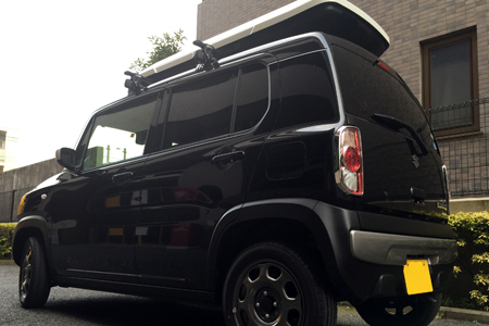 ハスラー ルーフボックス